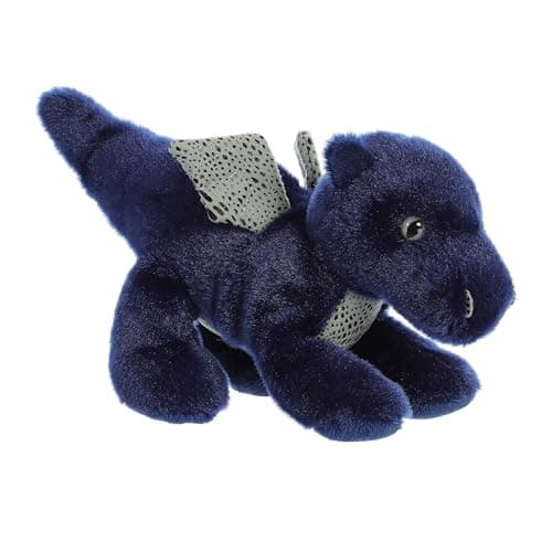 Aurora Adorable Mini Flopsie Sapphire Dragon Stuffed Animal Mini Companions Ready for Playful Adventures for Kids All Ages Toddlers Adults and Families Blue 95 Inches