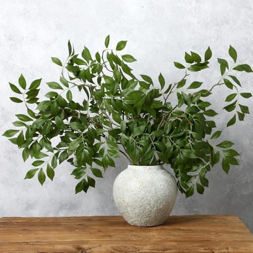 Daifunli 3 Pcs 31.5 Inch Faux Stems and Branches for Vase Spring Fake Plants Artificial Greenery Stems Faux Branches for Home Vase Wedding Garden Farmhouse Table Centerpiece Decor