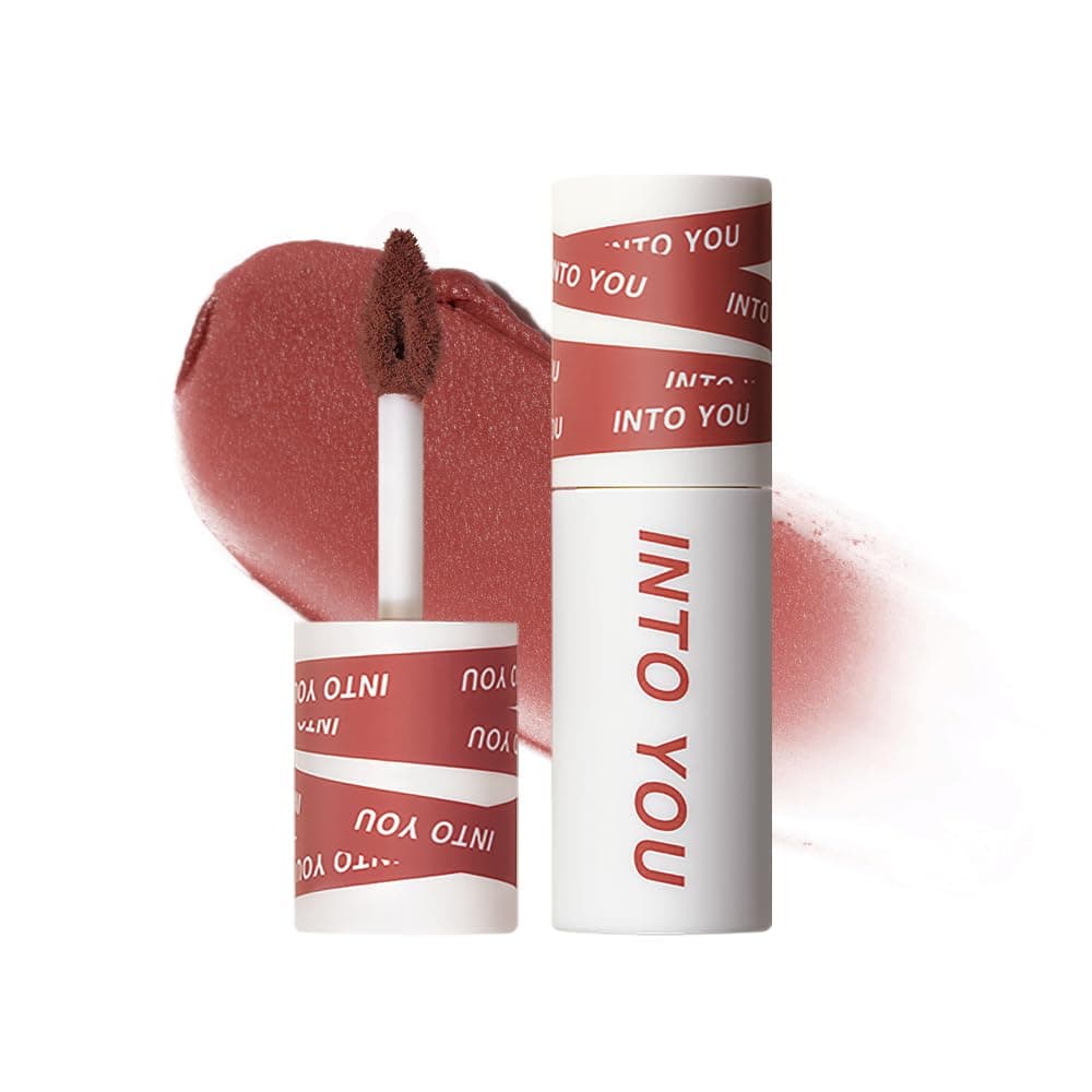 INTO YOU Velvet Matte Lip Stain Lip Tint High Impact Lipcolor DualUse For Lips And Cheek Nude EM08