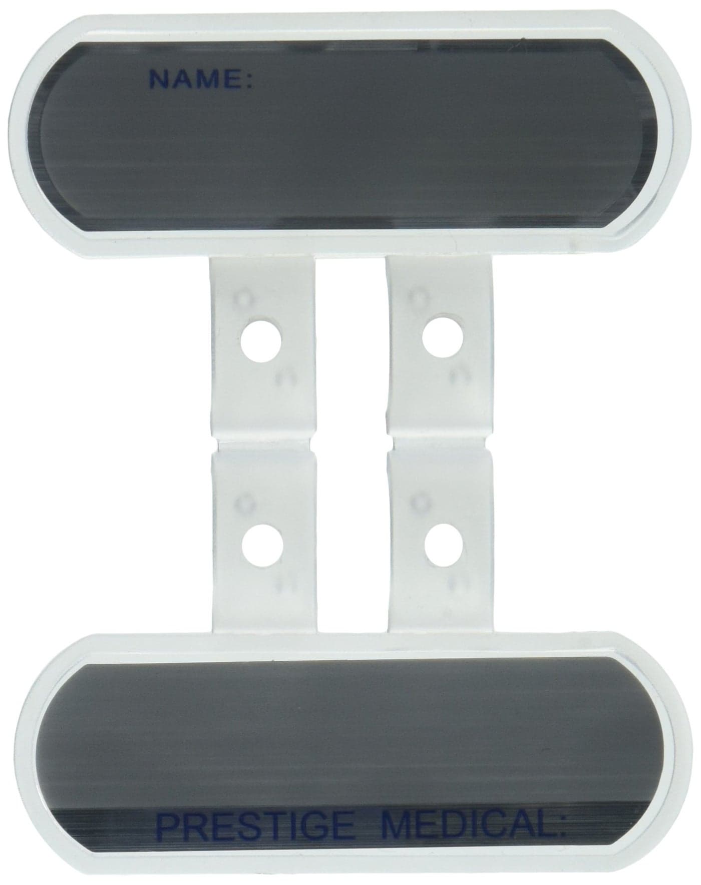 Prestige Medical Two Sided Stethoscope ID Tag Clear