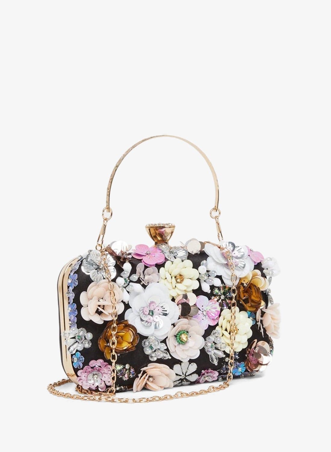 Floral Embellished Clutch