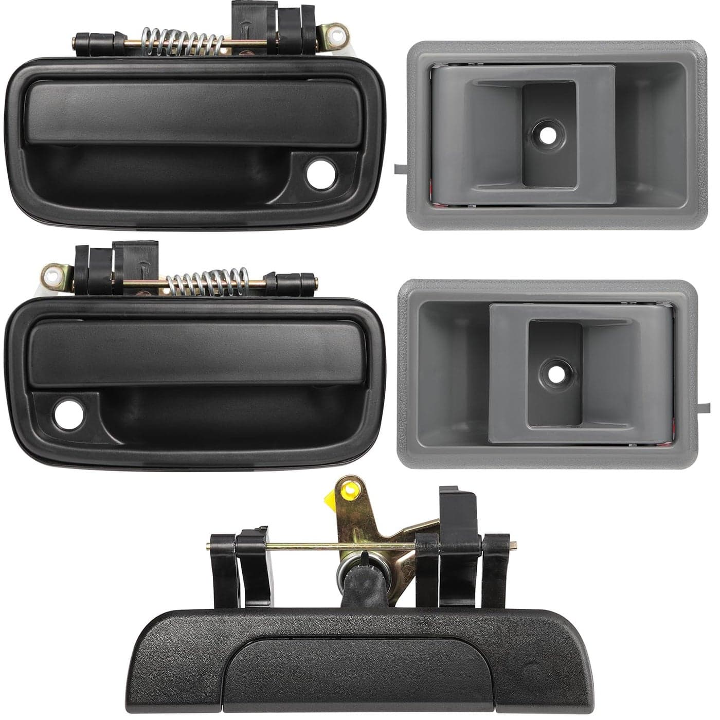 Lcyolada Exterior Door Handle Interior Door Handle Set Compatible with 19952000 Toyota TacomaReplaces 6922035020 69210350206909035010