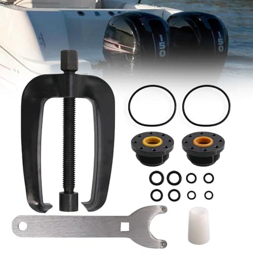 Sporacingrts Hydraulic Steering Cylinder Seal Kit Compatible with Seastar HS5157 Steering Support Bracket Puller Tool for Front Mount Systems