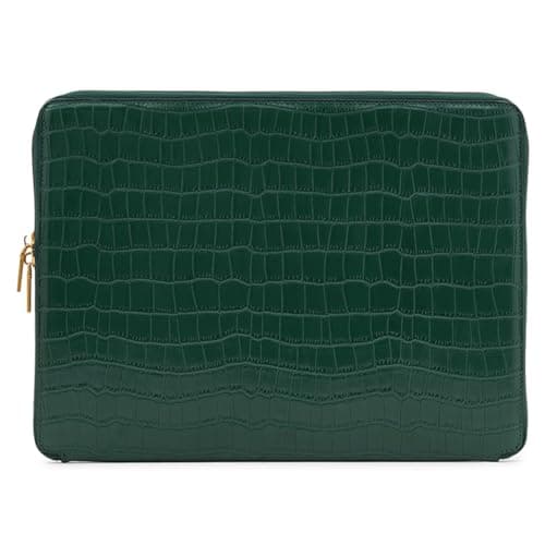 Miraggio Terry 14 Inches Laptop Sleeve for Women | Lightweight, Office & Every Day Use (Green)
