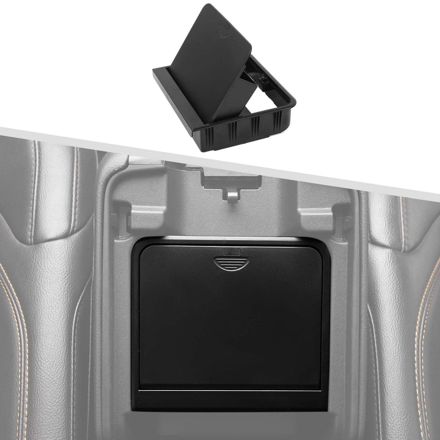 Jimen for JLJT Hidden Console Box Center Console Organizer Armrest Tray Interior Storage Accessories Compatible with Jeep Wrangler JL JLU 20182024 and Gladiator JT 20202024