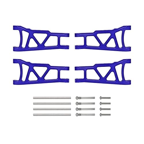 4Pcs FrontRear Aluminum Suspension AArms Replacement of 3655x for RC Traxxas 110 Slash Stampede 4x4 4WD Rally XO1 Option Hop Ups