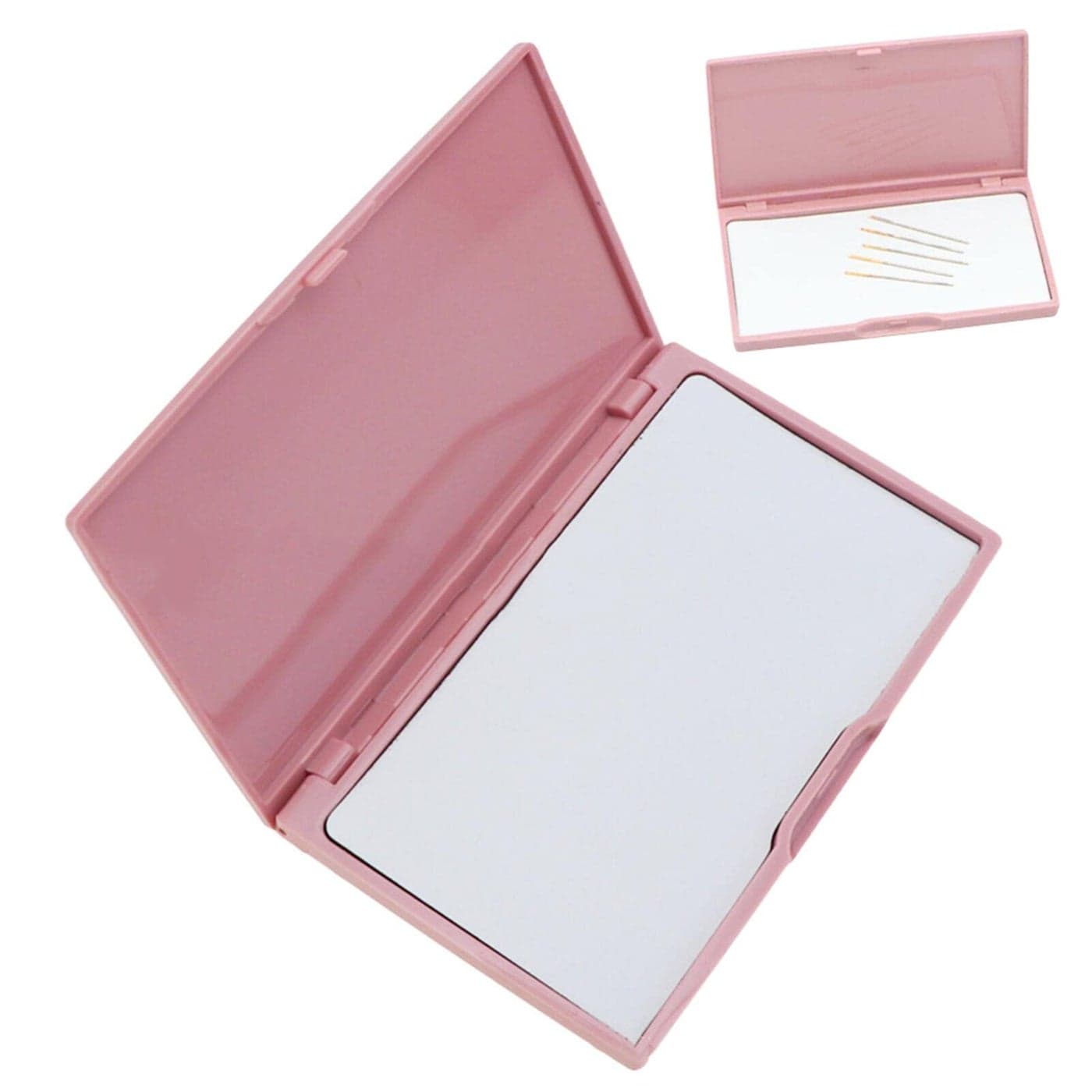 Magnetic Needle CaseMagnetic Needle Storage CasePortable Rectangle Magnetic Sewing Stitching Pin Storage BoxSewing Knitting Pin OrganizerNeedle Container Toolfor Storing NeedleRandom Pattern