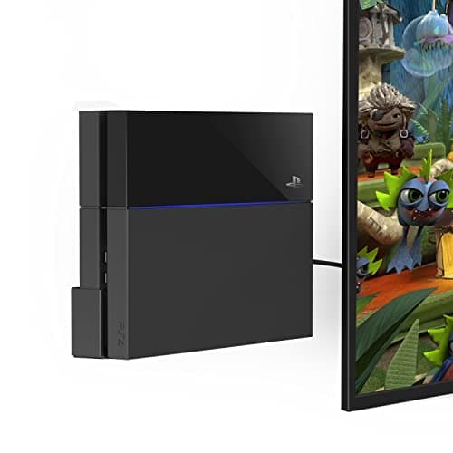Monzlteck Wall Mount for PS4 OriginalOld ModelNear or Behind TV Space Saving