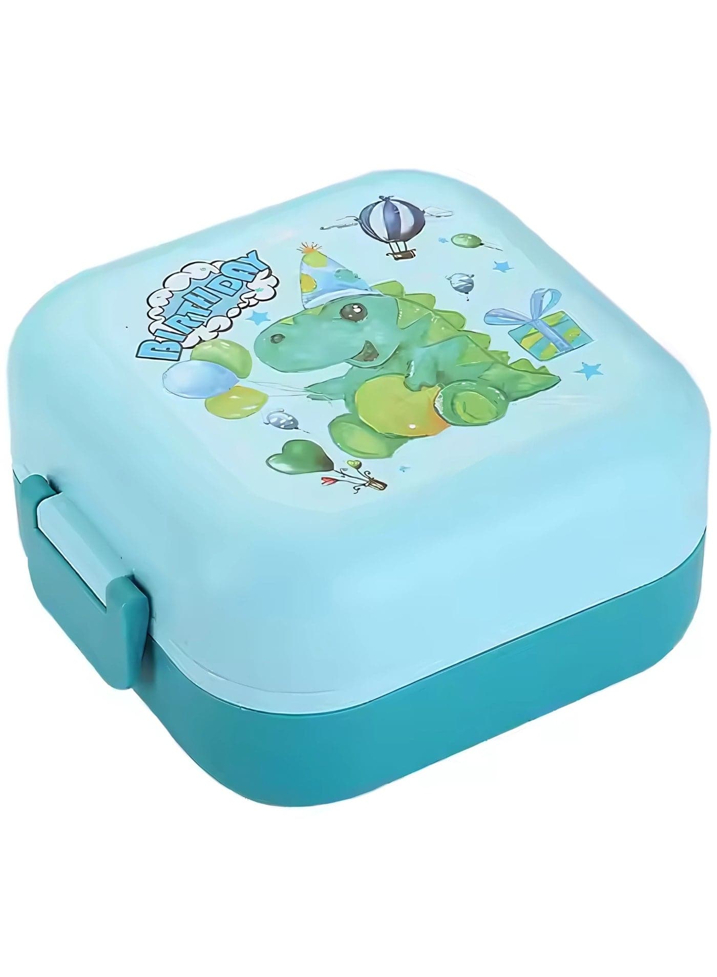 Twisoo Portable Plastic Lunch Box Set – BPA-Free Degradable Plastic Bento Food Container with Lid, Microwave Safe, Reusable Lunch Box for Kids, Students, School & Office Use 1000ml