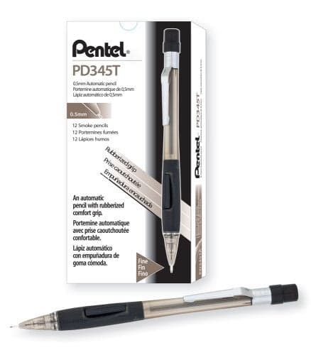 Quicker Clicker Mechanical Pencil 05mm Transparent Smoke Barrel