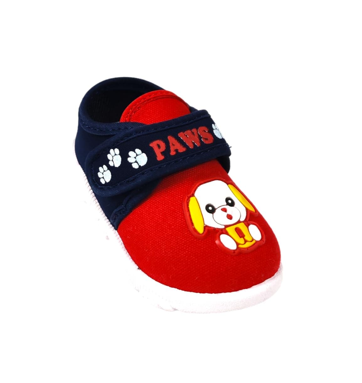Coolz Kids Chu-Chu Sound Musical Shoes Star-10 for Baby Boys and Baby Girls 1-2.5 yrs (Navy-Red, 9 Months)