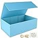 RYDDOY Blue Gift Box 95x6x3 Gift box for Presents with Lids Magnetic Closure Rectangle Collapsible for Bridesmaid Proposal Box Wedding Christmas Halloween Birthday Gift Packging