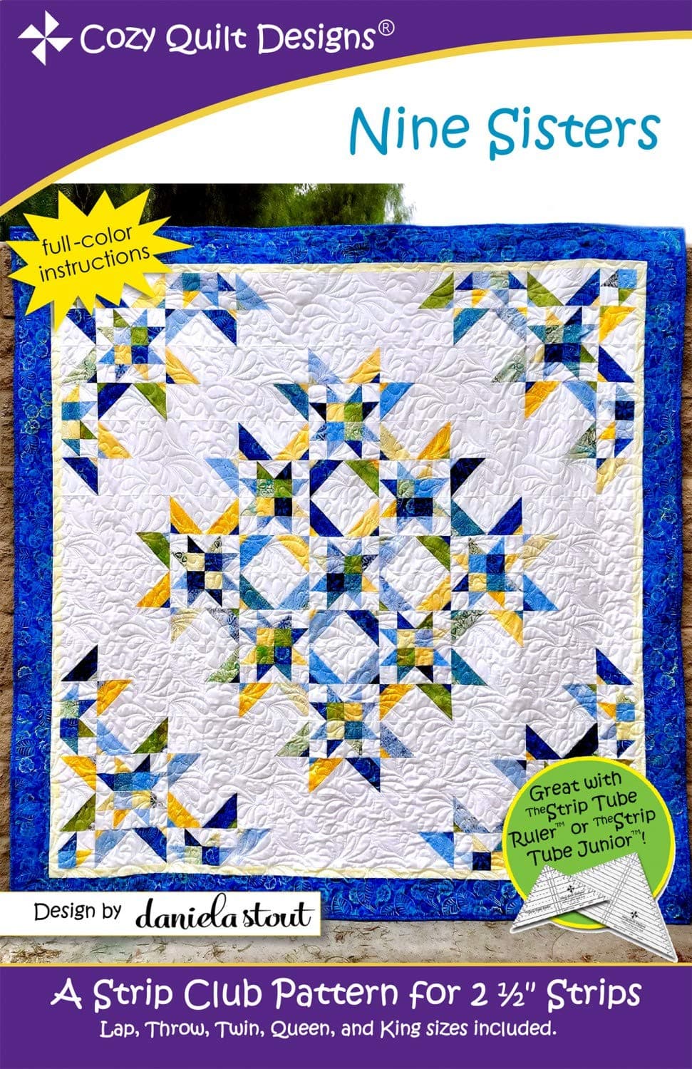 Cozy Quilt Designs Nine Sisters Pattern None