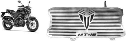 SELVIKE Stainless Steel Motorcycle Radiator Guard Protector Grill for MT15 (SILVER TYPE 2)