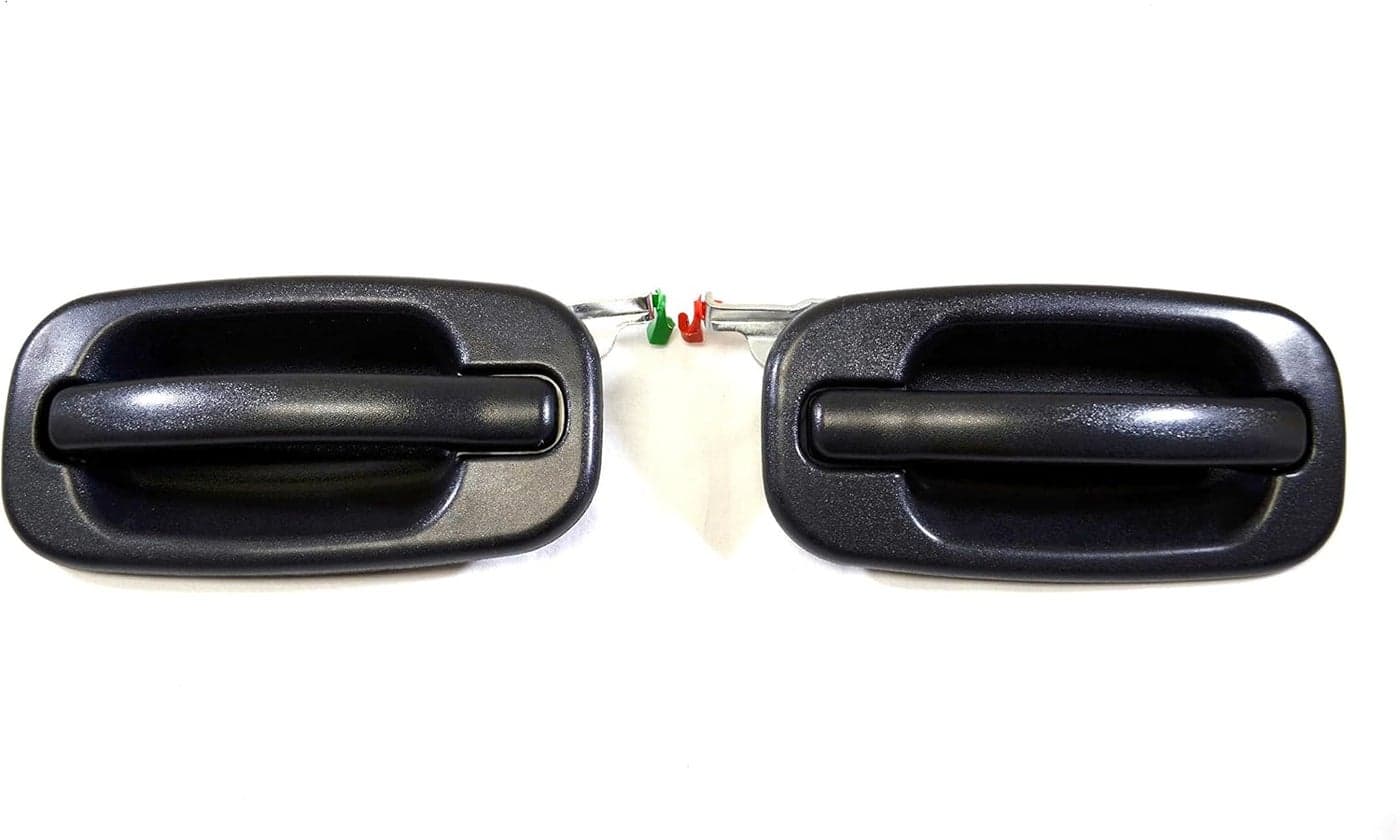 PT Auto Warehouse GM-3523A-RP - Textured Black Outside Exterior Door Handle - Rear Left/Right Pair