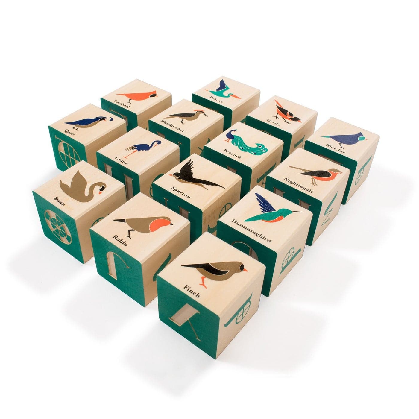 Uncle Goose Bird Blocks Made in The USA