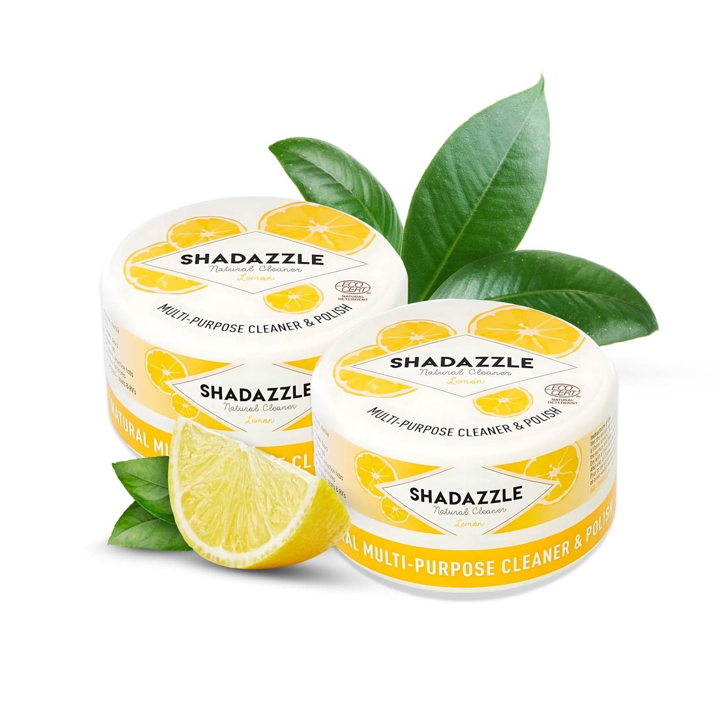 Shadazzle Natural All Purpose Cleaner and Polish Eco friendly Multipurpose Cleaning Product 2 Packs Lemon