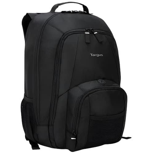 Targus 16 Inch Groove Laptop Backpack Black Fits Most Laptops up to 16 Water Resistant Travel Backpack for Business Commuters and Travel CVR600