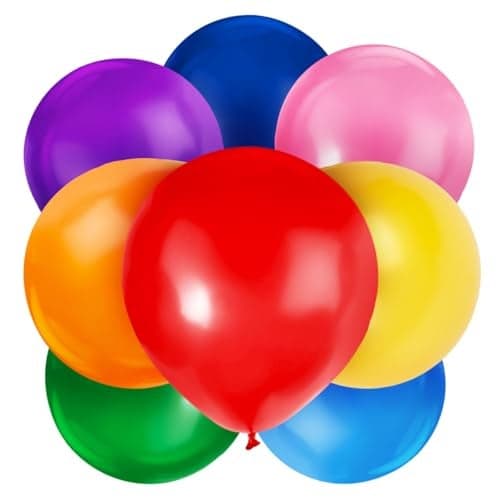 LovesTown 12PCS Large Latex Balloons Jumbo Rainbow Balloons 36 Inch for Birthday Party Anniversary Wedding Mexican Party Decorations