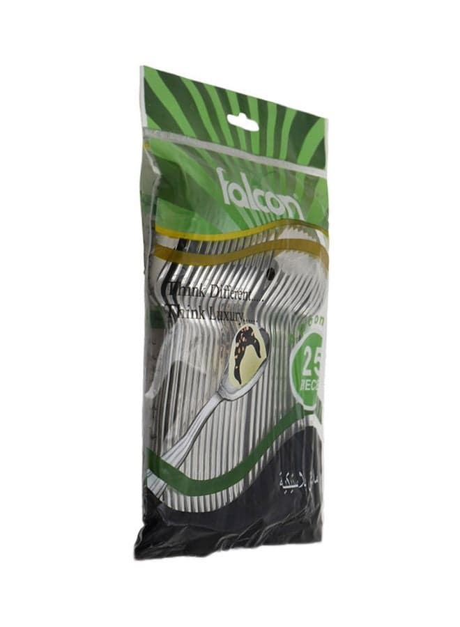 Falcon Plastic Table Spoons Silver