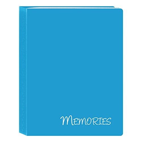 Pioneer Photo Albums I-46M/BL 36 Pockets Hold Memories Mini Photo Album, Blue, 4" x 6"