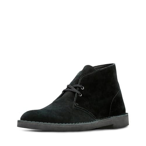 Clarks Men's Bushacre 2, Black Suede, 10.5 M US
