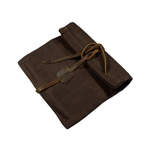 Hide & Drink, Waxed Canvas Survival Roll Top Pouch, Multipurpose Bag, Lightweight Case, Outdoor Accessories, Classic Traveling & Camping Essentials, Handmade Includes 101 Year Warranty :: Fatigue