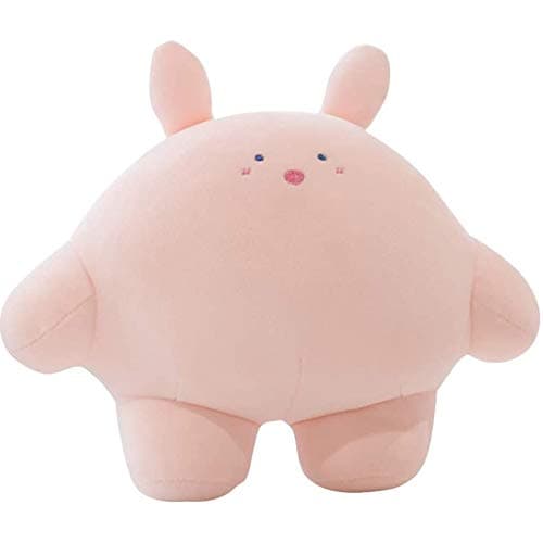 REFAHB 9 Soft Plush Rabbit Toy Cylindrical Body Pillow for Kids Cute Stuffed Animal for Bedding Nap Time