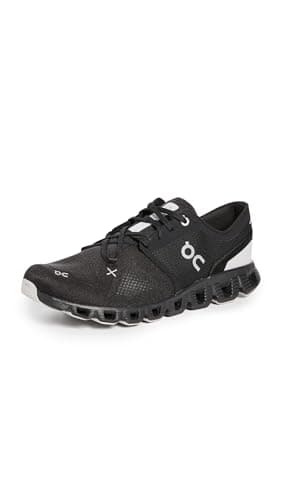 ON Mens Cloud X 3 Textile Synthetic Pewter White Trainers 7.5 US