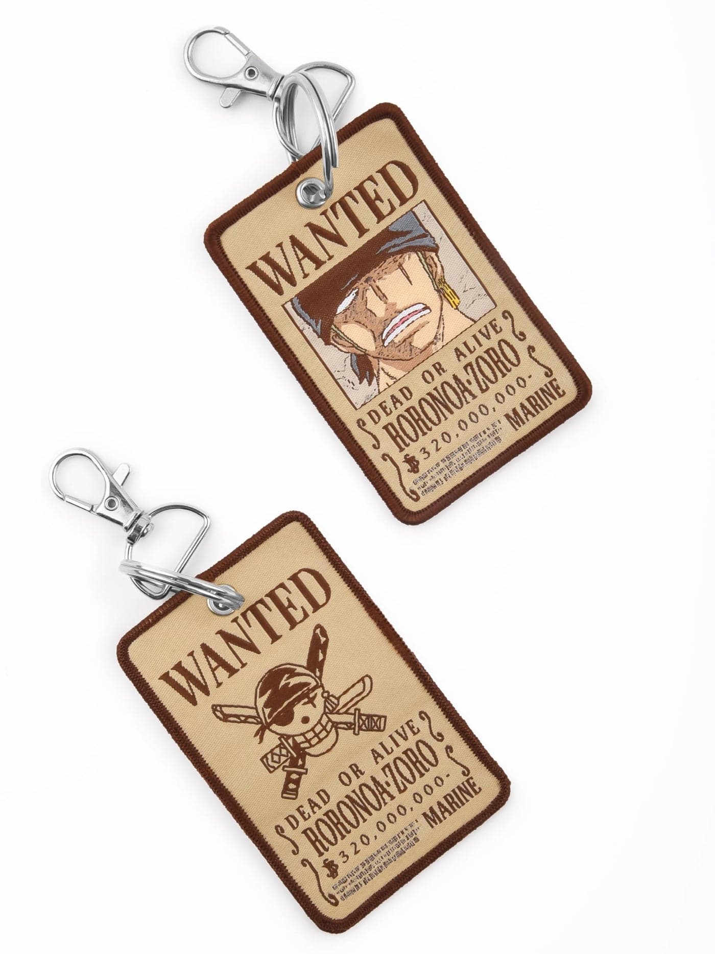ComicSense.xyz Anime Woven Keyring, Wanted Zolo Anime Keychain for Bag Bike Car Collectible - Pack of 1