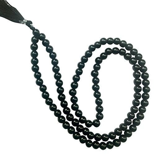 RDK Unisex Adult Handcrafted Processed Fragrant Sandalwood Mala Rosary Chandan Jaapmala With Tassel Wooden Knotted Japa Maala For Meditation Pooja Chanting Wearing Jewelry Prayer Beads