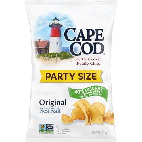 Cape Cod Potato Chips Less Fat Original Kettle Chips 14 Oz