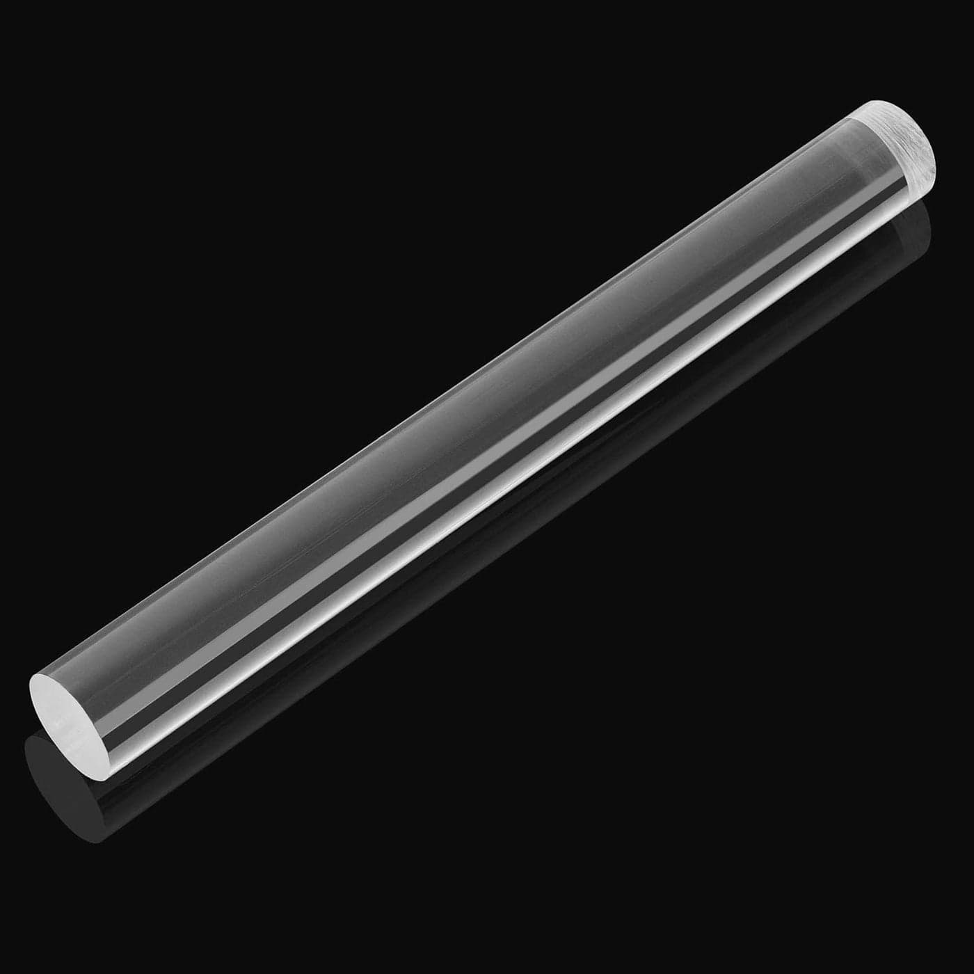 AUGSUN 1pcs Acrylic Clay Roller Acrylic Round Tube Roller Rolling Clay Bar Clear Clay Art Craft DIY Polymer Clay Tool
