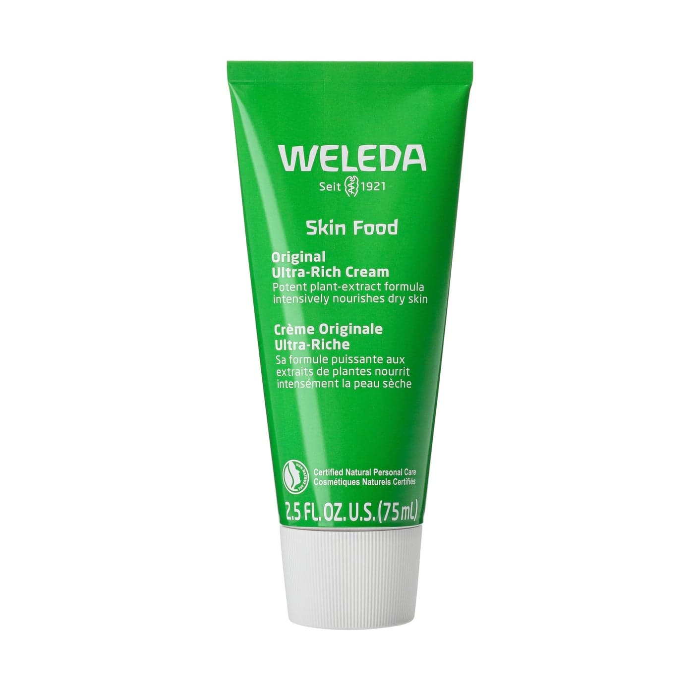 Weleda Skin Food Original UltraRich Body Cream 25 Fluid Ounce Plant Rich Hydrating Moisturizer with Pansy Chamomile and Calendula