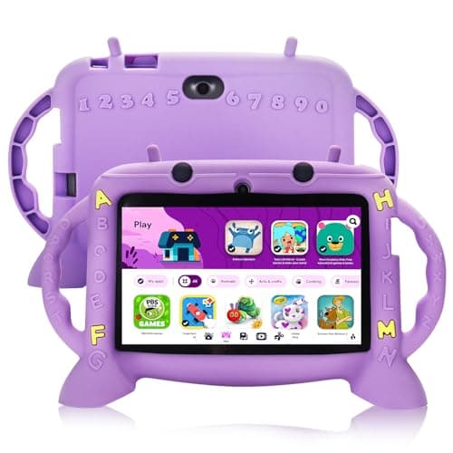 Kids Tablet 7 inch Tablet for Kids 210 Educational Learning Toddler Tablet Android 11 3GB RAM32GB ROM Storage Google Play YouTube Baby Girl boy PresentPurple