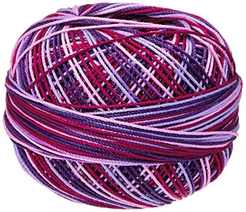 Handy Hands Lizbeth Egyptian Cotton Crochet Thread, Tatting Thread, and Knitting Thread Lace Size 10 (25 Grams 122 Yards) – HH10129, Purple Splendor