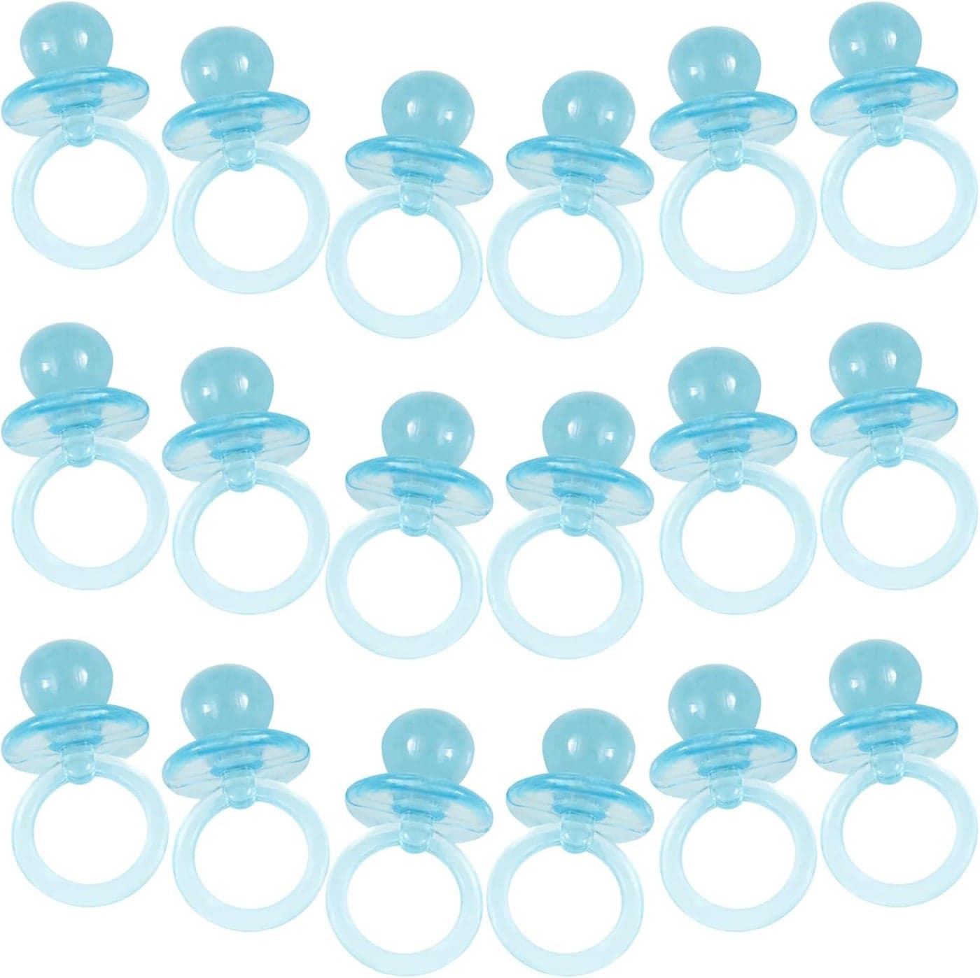 Unique Blue Pacifier Boy Baby Shower Favor Charms 18ct 13641