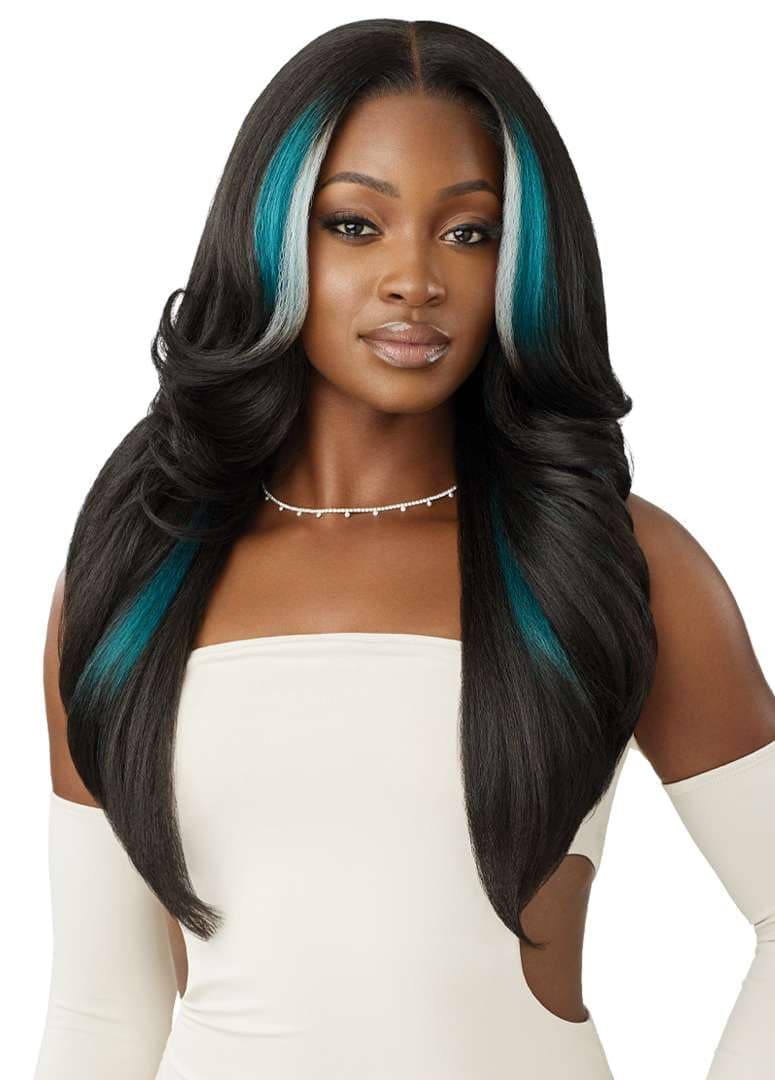 Outre Lace Front Wig - Perfect Hair Line 13X6 - Jaylin (1B/DRFF SAPPHIRE FROST)