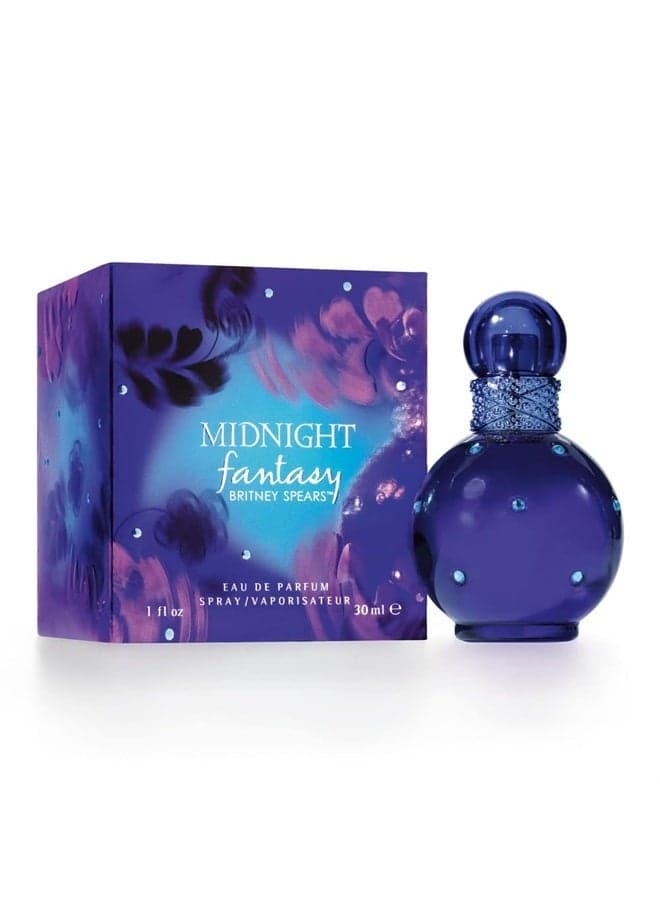 Britney Spears Midnight Fantasy, Eau De Parfum EDP Spray for Women, 1 Fl Oz