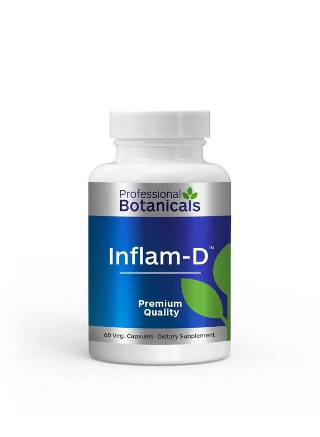 INFLAM-D Advance Joint & Muscle Health Supplement, Non-GMO, Vegan – 60 Capsules