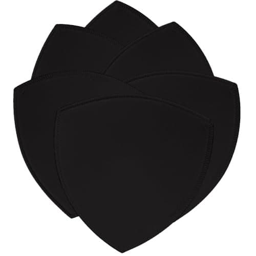 TopBine Bra Pads Inserts (3 Pairs C/D Black, C/D)