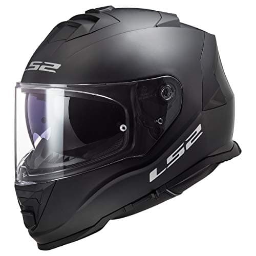 LS2 Helmets Assault Full Face Motorcycle Helmet W/ SunShield (Matte Black - Medium)