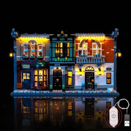 BrickBling Light Compatible with Lego Sherlock Holmes Book Nook 10351 Excluding Bricks TouchSensitive Switch with dimming Function