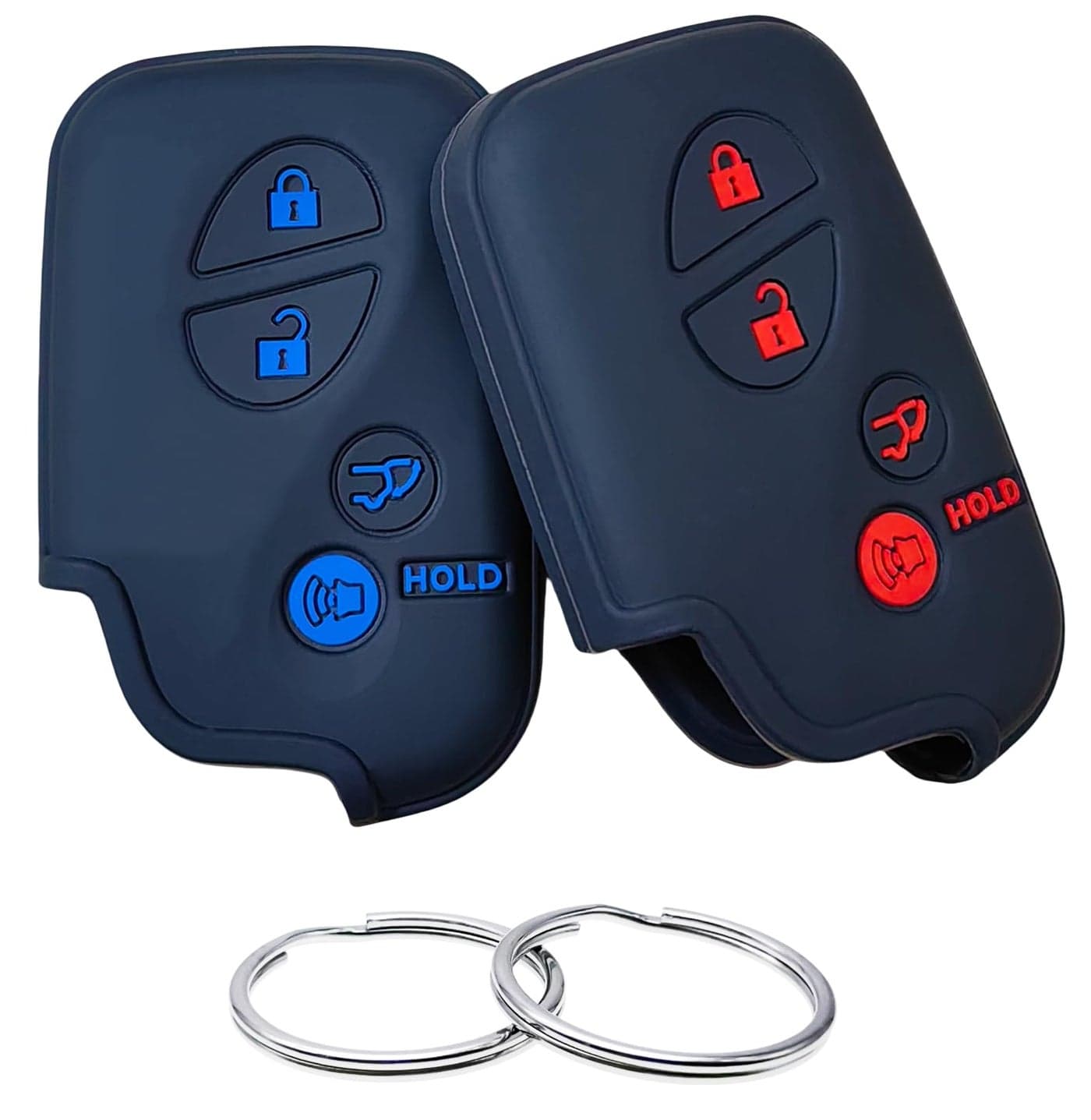 REPROTECTING Silicone Rubber Key Fob Cover Compatible with 20052017 Lexus CT200h ES350 GS300 GS350 GS430 GS450h GS460 is F IS250 IS350 LS460 LS600h LX570 RX350 HYQ14AEM HYQ14ACX