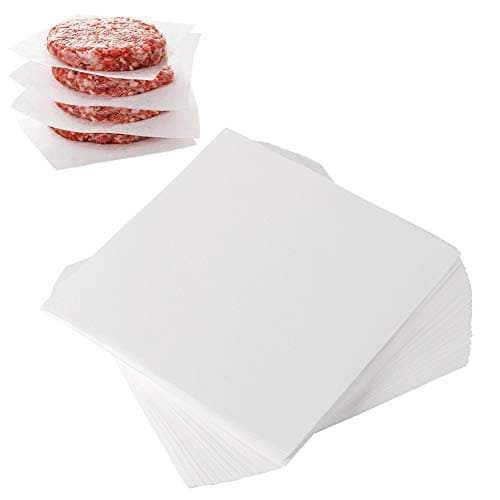 Burger Patty Paper, 5.5 x 5.5in, Set of 300, Patty Paper Squares, Baking Parchment Squares/Hamburger Patty Papers for Separating Burger, Cookies and More