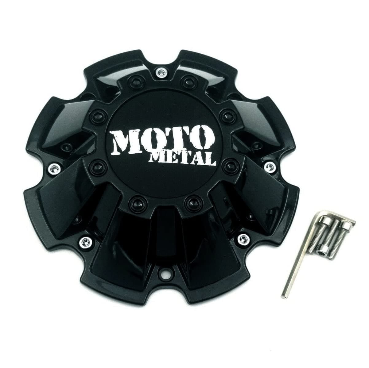 Moto Metal M793BK01 Single Black Wheel Center Cap