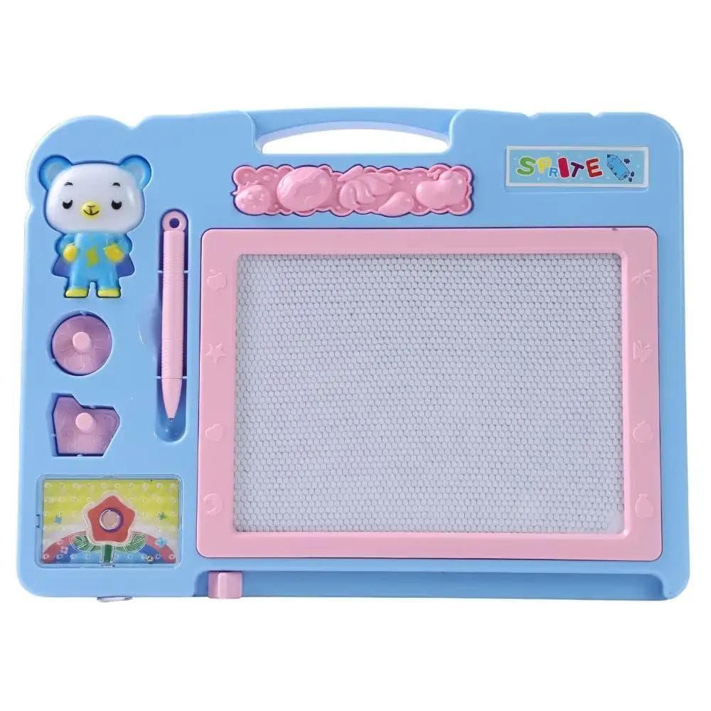 Magnetic Drawing Pads, Erasable Doodle Board, Educational Learning Toy, Blue For Boys & Girls Ages 3+