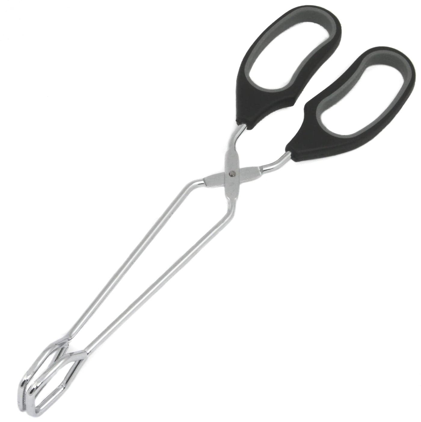 Chef Craft Classic Straight Tongs, 12 inch, Black