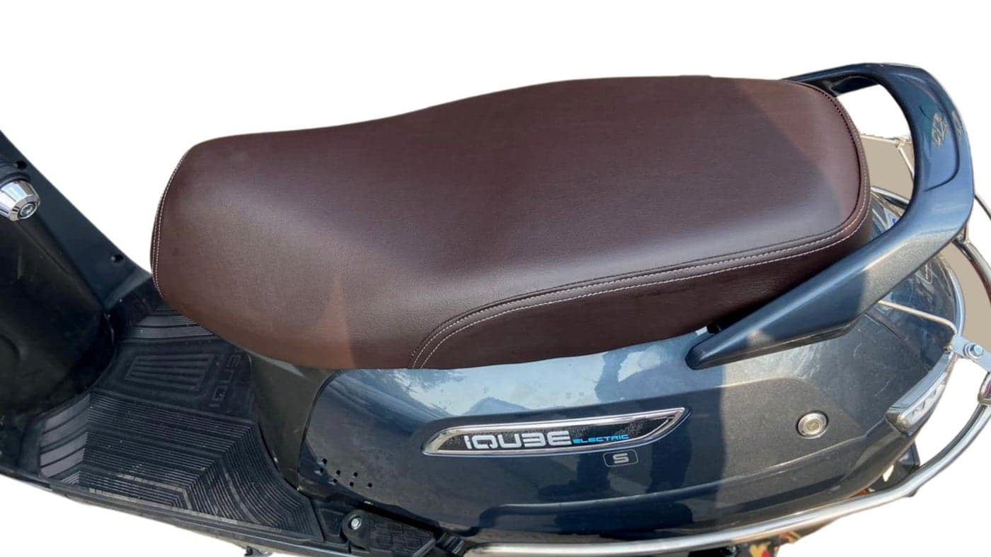 Sahara Seats Compatible with TVS iQube Electric Cushion Leatherette Seat Cover