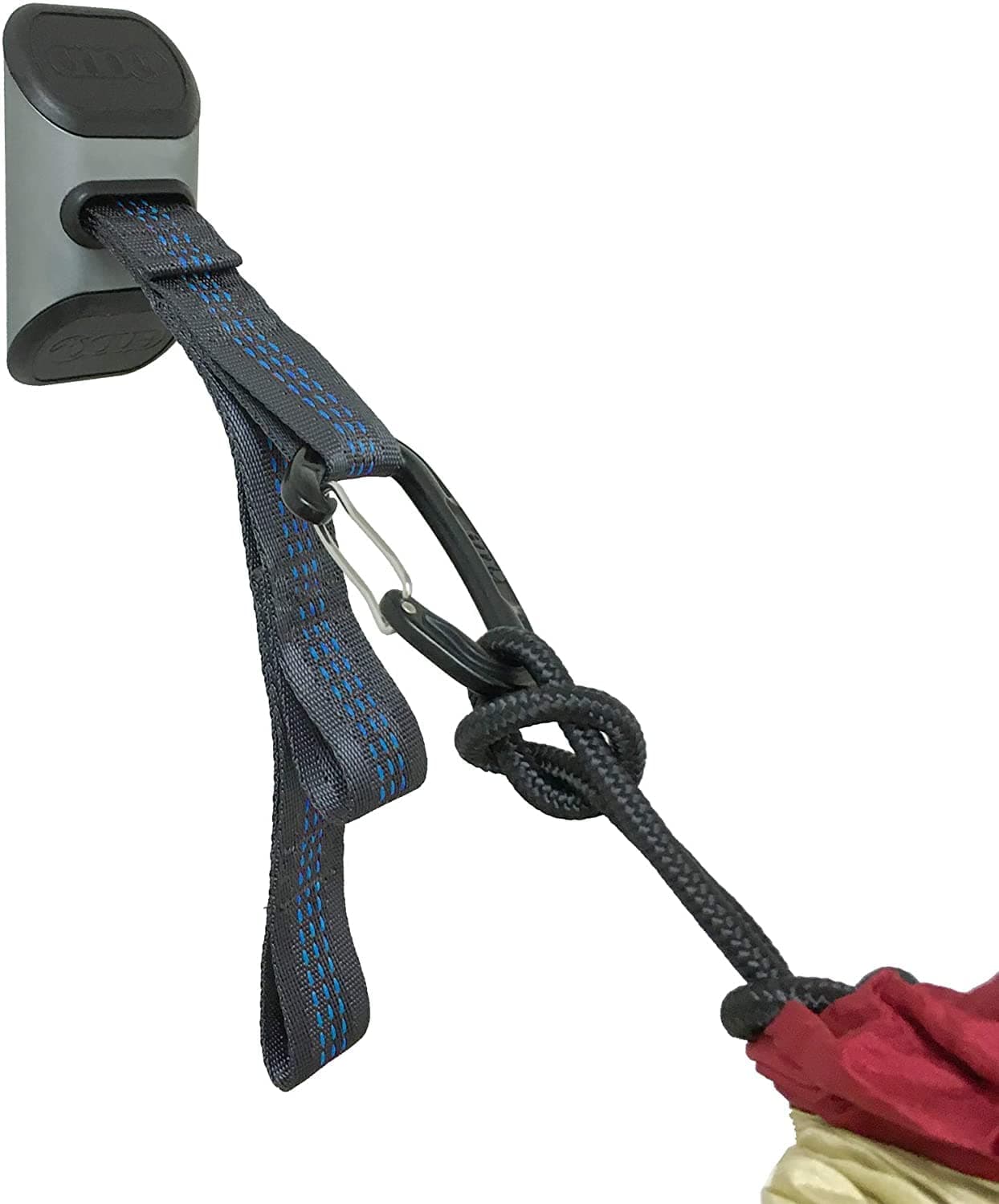 ENO Eagles Nest Outfitters Deluxe Hammock Hanging Kit Take Your Hammock Inside Charcoal